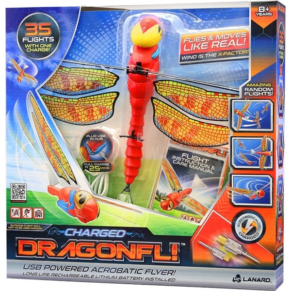 Stunt Flyer Dragonfl Acrobatic Flight w/ USB Charger Kids Outdoor Toy 8y+