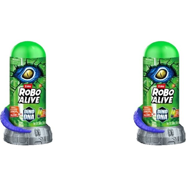 2x Zuru Robo Alive Dino DNA Series 1 Figure Toy Kids Play Set Assorted 3y+