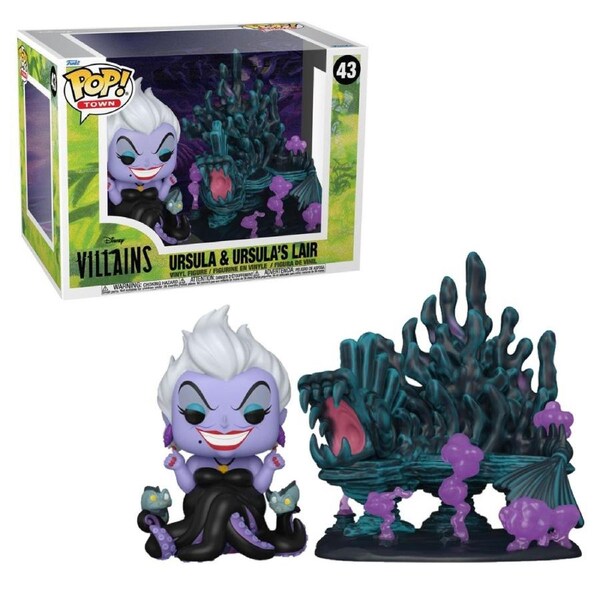 Disney Villains Ursula and Ursula's Lair Town Funko POP! Vinyl