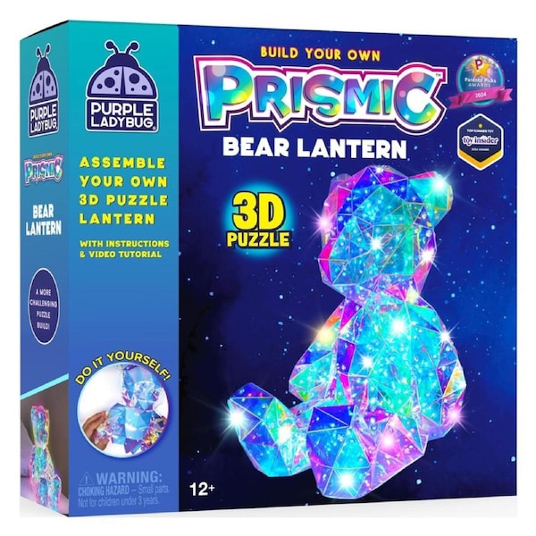 Prismic Bear Lantern 3D Puzzle Craft Kit