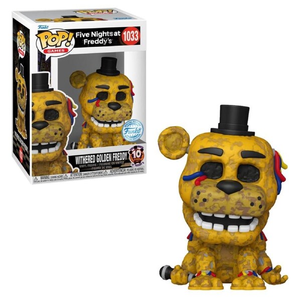 Five Night at Freddy's Withered Golden Freddy Funko POP! Vinyl