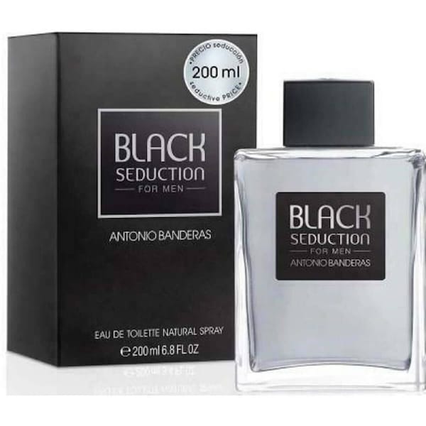 Antonio Banderas Seduction in Black (Black Seduction) EDT Spray 200ml/6.8oz