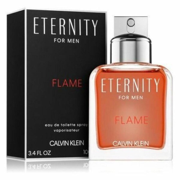 Calvin Klein Eternity Flame 100ml Eau De Toilette Mens Natural Spray/Fragrance