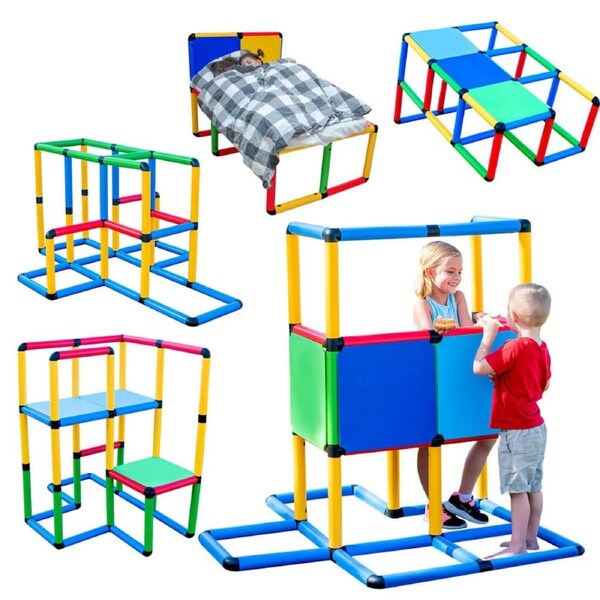 Funphix Standard Giant Construction Set (199 pcs) - Indoor & Outdoor - Fun & Educational Learning Toy