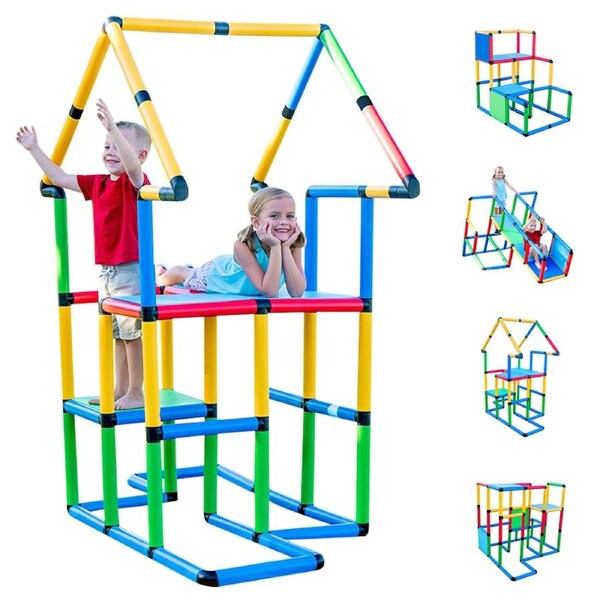 Funphix Deluxe Giant Construction Set (299 pcs) - Indoor & Outdoor - Fun & Educational Learning Toy