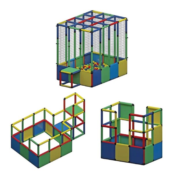 Funphix Ball Pit Construction Set (451 pcs) - Indoor & Outdoor - Fun & Educational Learning Toy