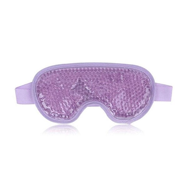 Beakey Reusable Gel Sleeping Ice Eye Mask for Headache Stress Relief-Purple