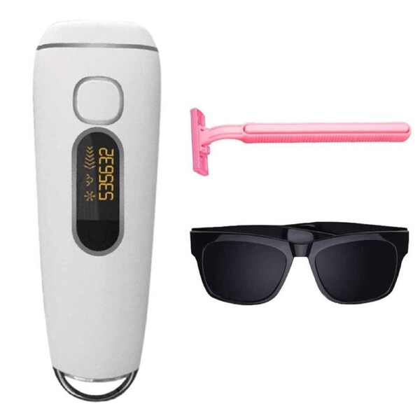 Beakey Home Hair Removal Device Facial Body Profesional Hair Remover for Women and Man-Silver