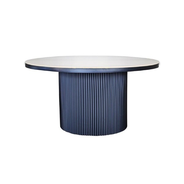 Ripple Fluted Round Dining Table