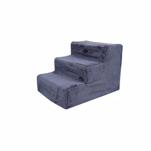 YES4PETS 3 Steps Plush Pet Dog Cat Puppy Stairs Washable Cover Ramp Ladder