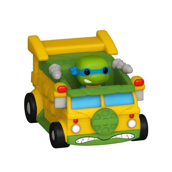 Funko Teenage Mutant Ninja Turtles Leonardo & Turtles Van Bitty Pop! Ride Figure