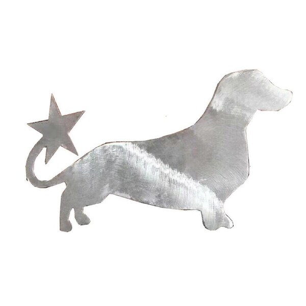 Dachshund Dog Star Christmas Tree Decoration, 17x15cm Christmas Tree Home Decoration