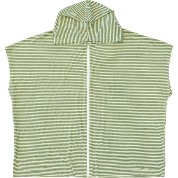 Bambury Mens/Womens Zip Front Pool/Beach Poncho Towel w/ Hood 90x90cm Olive