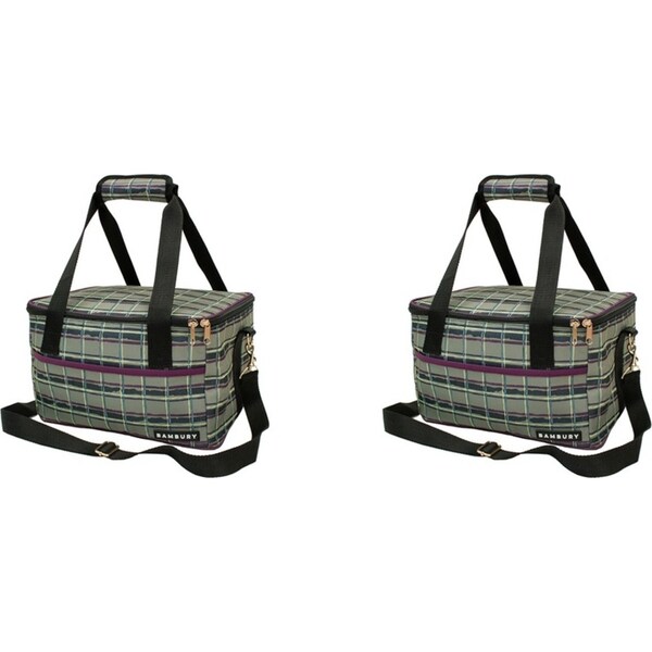 2x Bambury Felix Cooler Bag Insulated Food Carrier w/ Removeable Strap Small