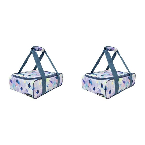 2x Bambury Ambrosia Insulated Food Carrier Water Resistant Cooler Bag 40x27cm