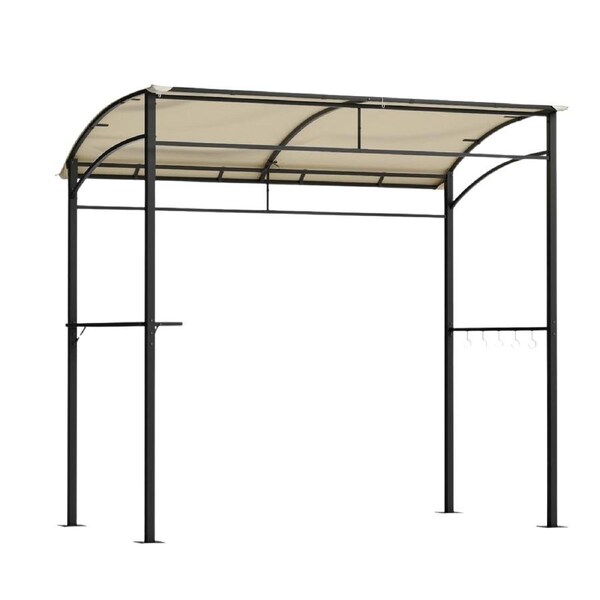 Gazebo Outdoor BBQ Grill Patio Garden Marquee Shade Shelter Hooks 218x112x213cm