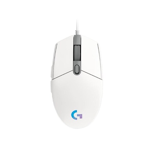 [910-005791] Logitech G203 LIGHTSYNC RGB 6 Button Gaming-grade Sensor Gaming Mouse - White