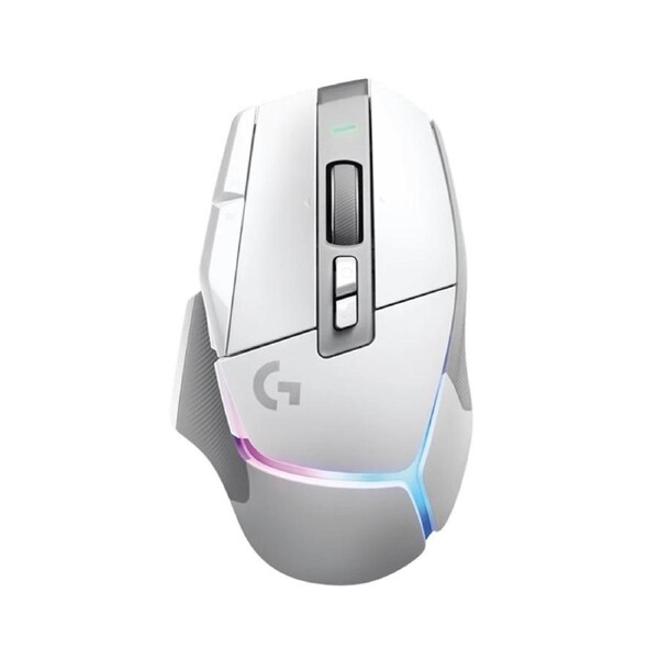 Logitech G502 X Plus Wireless Gaming Mouse - White, LIGHTFORCE hybrid switches [910-006173]