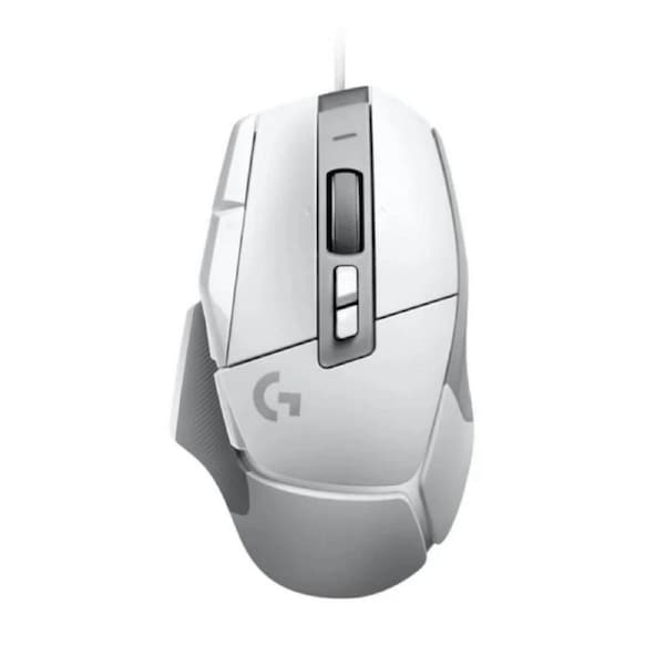 Logitech G502 X Wired Gaming Mouse - White, LIGHTFORCE hybrid switches [910-006148]