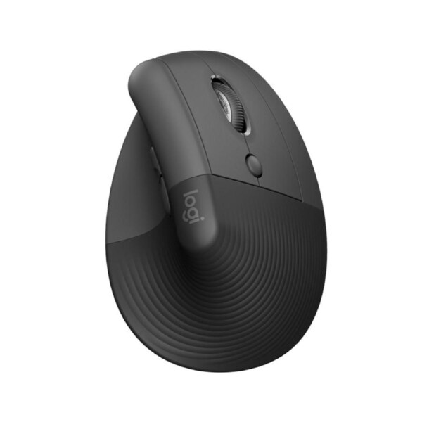 Logitech Lift for Business Vertical Ergonomic Mouse, Bluetooth, Quiet Clicks [910-006497]
