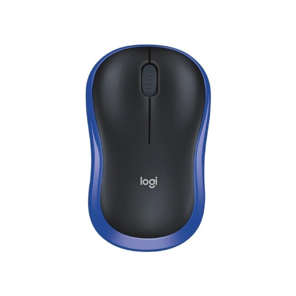 Logitech Wireless Mouse M185 - Blue, Comfortable, compact, and easy to use [910-002502]