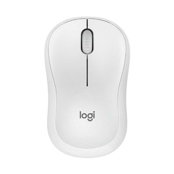 Logitech M240 Silent Bluetooth Mouse, Compact, Portable, Smooth Tracking - Off White [910-007123]