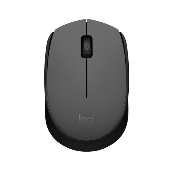 [910-004655] Logitech M171 Wireless Mouse for PC, Mac, Laptop, Optical Tracking - Grey/Black