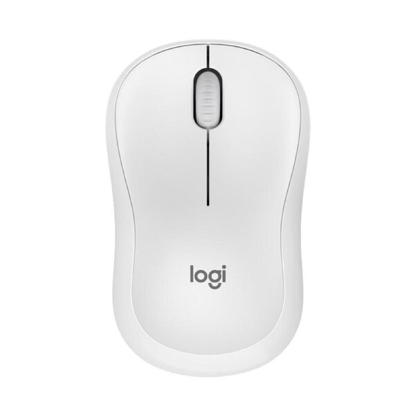 [910-007123] Logitech M240 Silent Bluetooth Mouse, Compact, Portable, Smooth Tracking - Off White