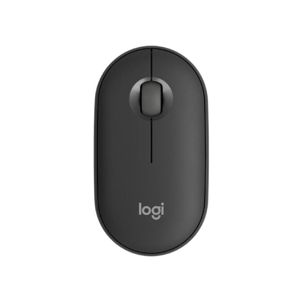 Logitech Pebble Mouse 2 M350s - Tonal Graphite, Slim, Bluetooth, Wireless, Portable [910-006988]