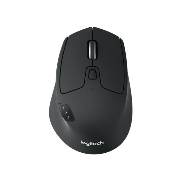 Logitech M720 Triathlon Multi-Device Wireless Mouse, Bluetooth, Unifying Receiver [910-004792]