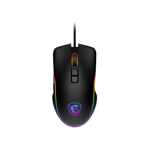 MSI FORGE GM300 Gaming Mouse, Adjustable DPI, Symmetrical Design, RGB LED