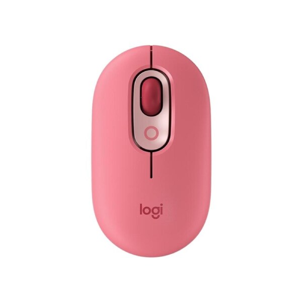 Logitech POP Personality Wireless Mouse with Customizable Emoji - Heartbreaker [910-006516]