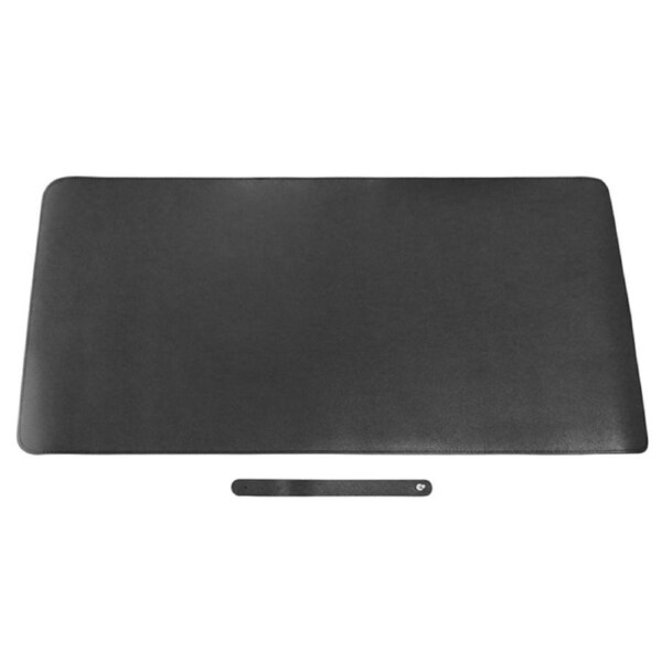 [MP07-5-B] Brateck Large PVC Leather Mouse Pad Black - 800x400x2mm