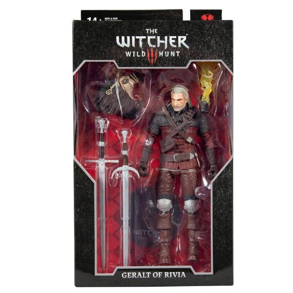 The Witcher 3 Wild Hunt Geralt of Rivia Wolf Armor 7 inch Action Figure