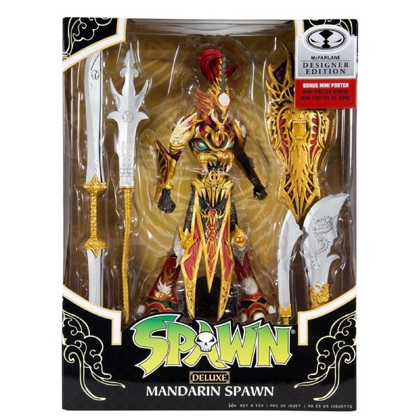 McFarlane Designer Edition Spawn Mandarin Spawn 7 inch Deluxe action Figure