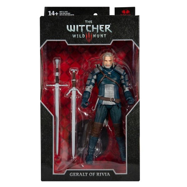 The Witcher 3 Wild Hunt Geralt of Rivia Viper Armor Teal 7 inch Action Figure