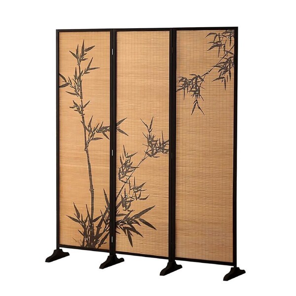 Lauft 3 Panel Room Divider Screen Partition Privacy Fold Dividers Wood Stand