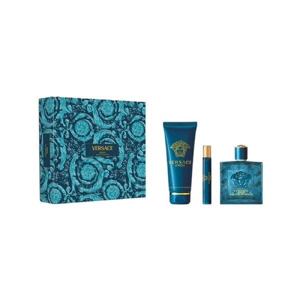 Versace Eros 3 Piece 100ml Eau De Parfum