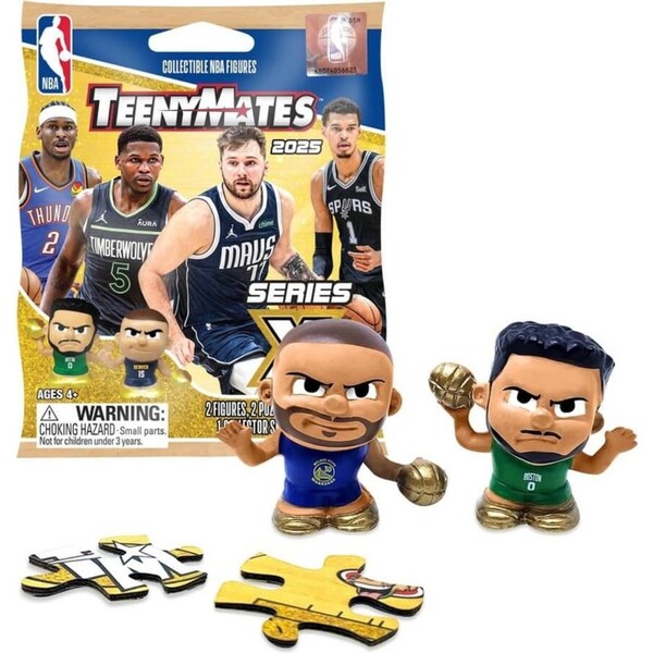 NBA Teenymates 2025 Series 10 Gold Edition Collectible Figure Blind Bag