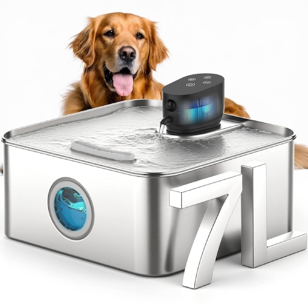 Advwin 7L Automatic Cat Water Fountain Feeder Dispenser Dog/Cat Drinking Dispenser/filter