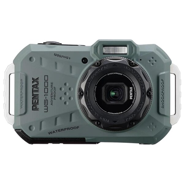Pentax WG-1000 Waterproof Camera (Olive)
