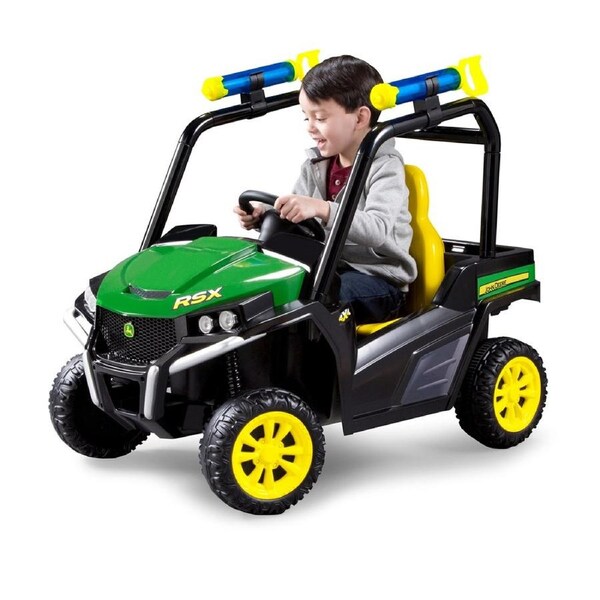 John Deere 6V RSX Battery Operated Gator Ride On With Water Bazooka 3y+
