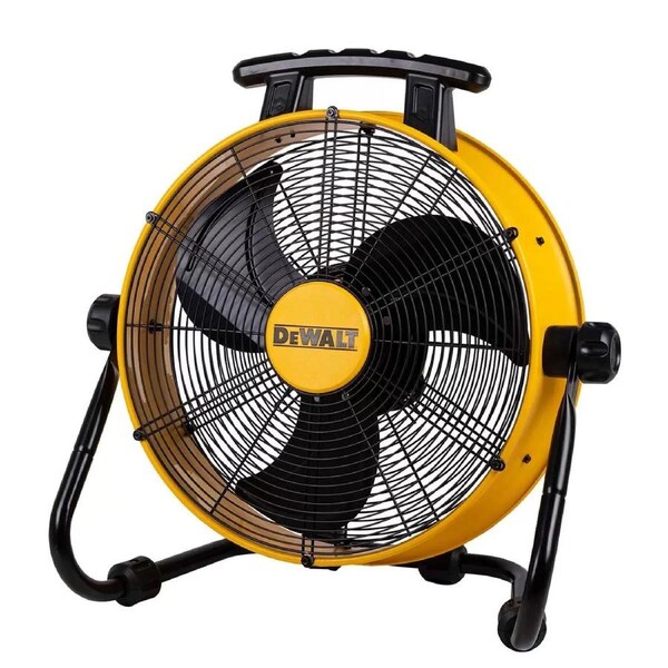 Dewalt Drum Floor Fan 45cm Workshop Air Circulator Portable Adjustable Fan