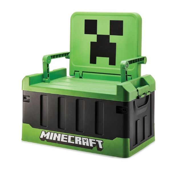 Numskull Minecraft Bedroom Storage Box With Folding Chair