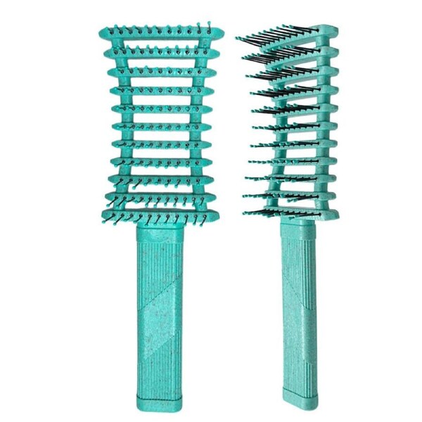 Beakey Curly Hair Brush Defining Vented Curl Defining Brush for Curly Hair Shaping 9106-Green