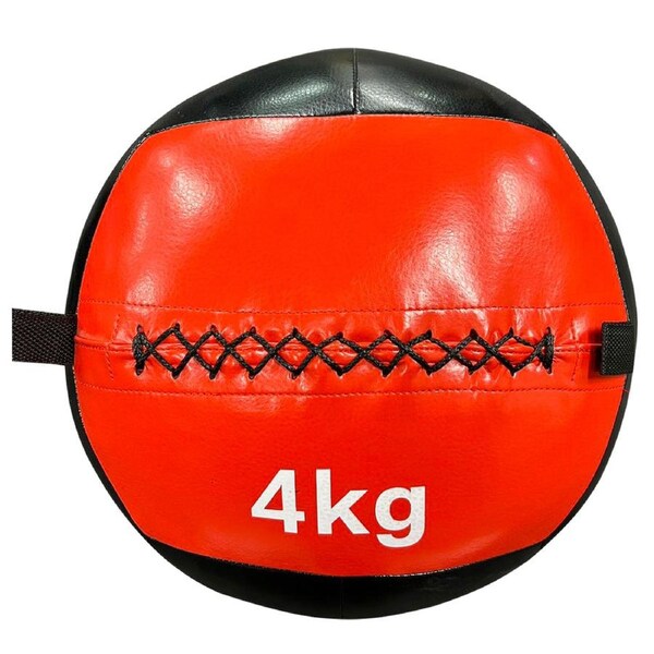 4kg Stitched Wall Ball - Soft Medicine Ball Core Crossfit Exercise