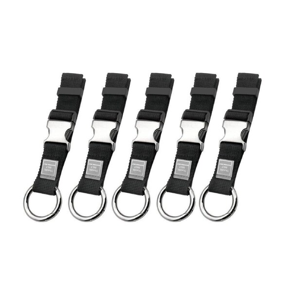 5PCS Luggage Anti Theft Multi-role Metal Buckle Hook Load Bearing Suitcase Strap