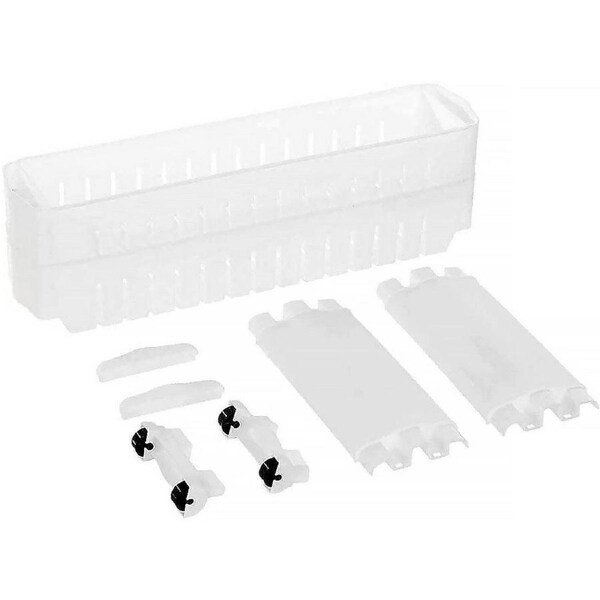 Movable 3 Layer Plastic Kitchen Storage Rack Refrigerator Gap Shelf Organizer