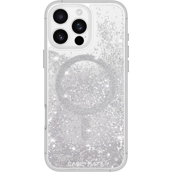 Case-Mate Waterfall MagSafe Phone Case For Apple iPhone 16 Pro Max Silver