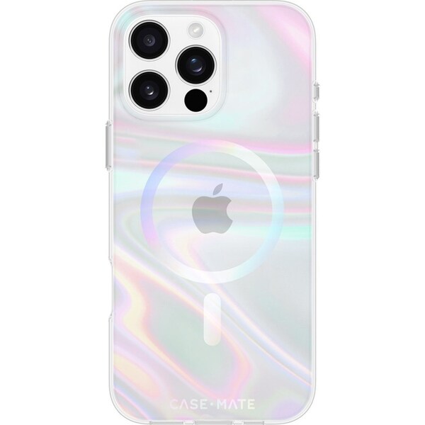 Case-Mate Soap Bubble MagSafe Case For Apple iPhone 16 Pro Max Iridescent